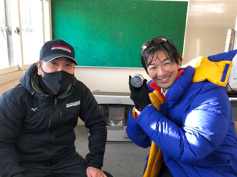 弊社代表、桜庭と奴田原氏